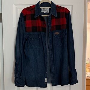 Penfield Dark Blue Trailwear Shirt